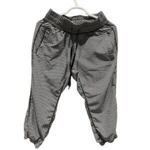 Pure & Simple black and white cropped jogger size P/S